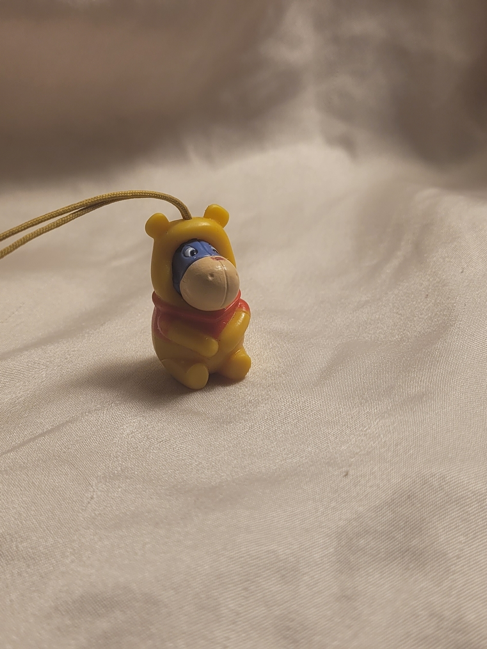 Yellow Winnie-the-Pooh Hooded Eeyore Charm Peek A Pooh